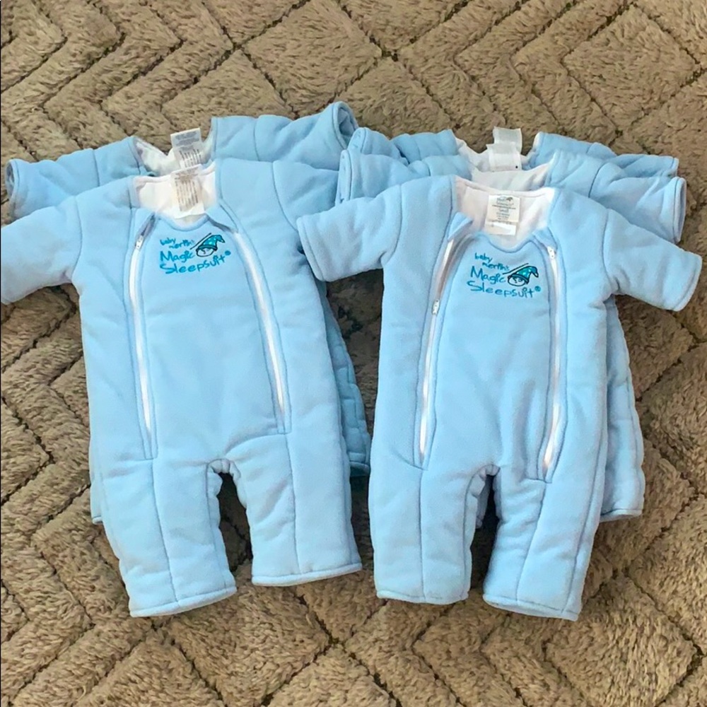 5 Baby Merlin’s Magic Sleepsuits (5 Sleepsuits)